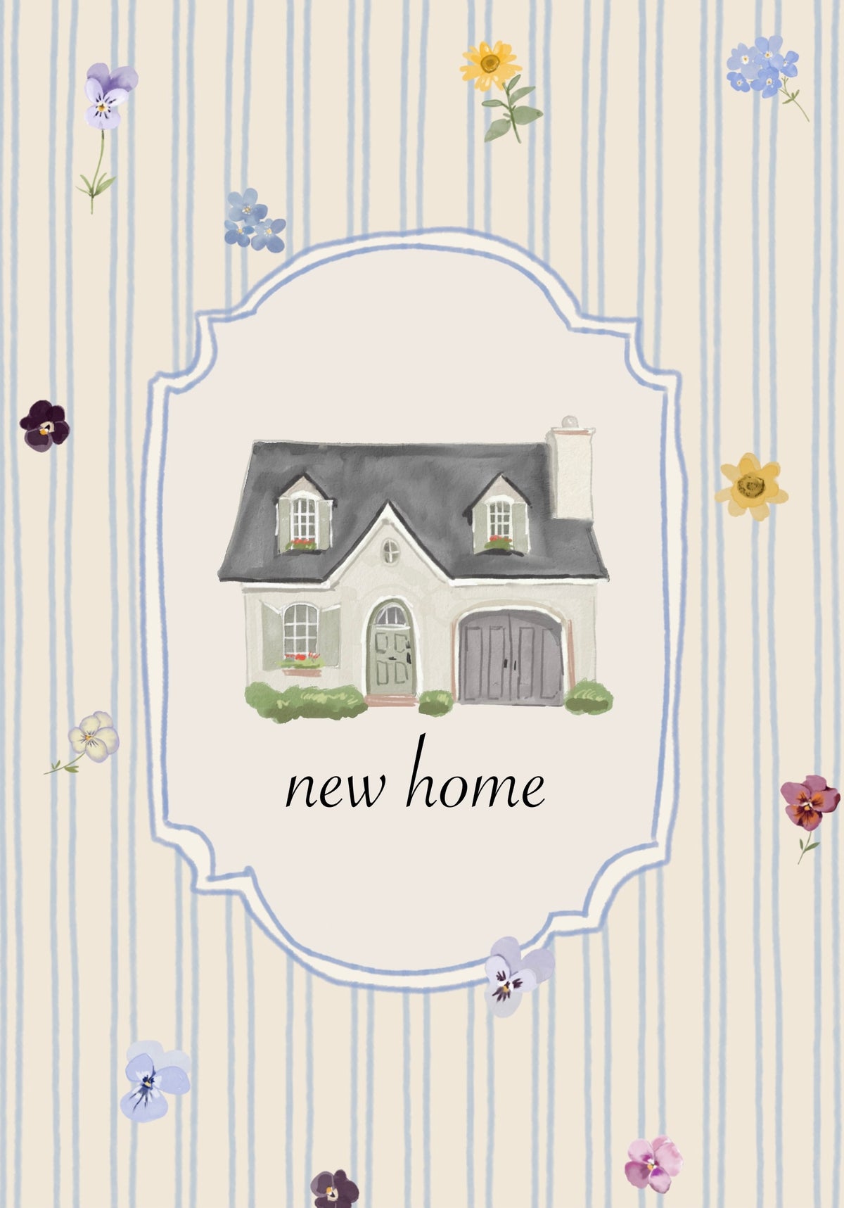 New Home Postcard