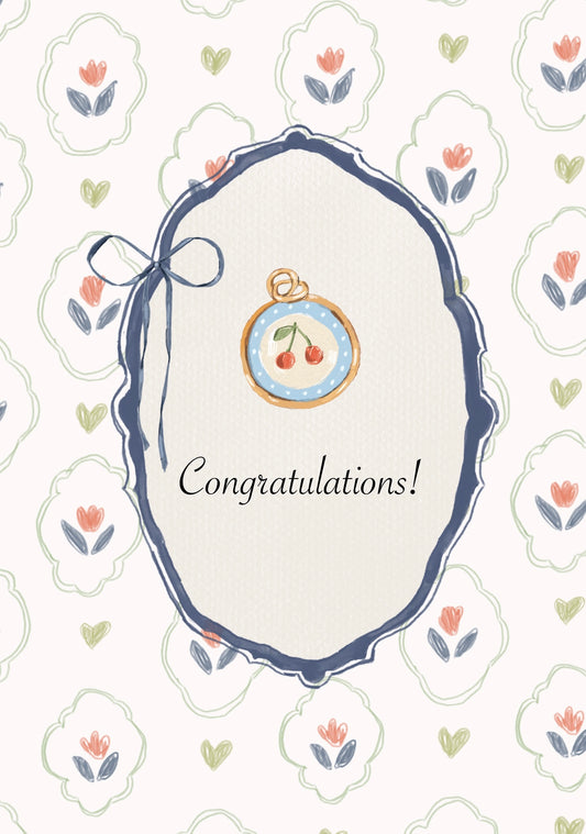 Congratulations Postcard